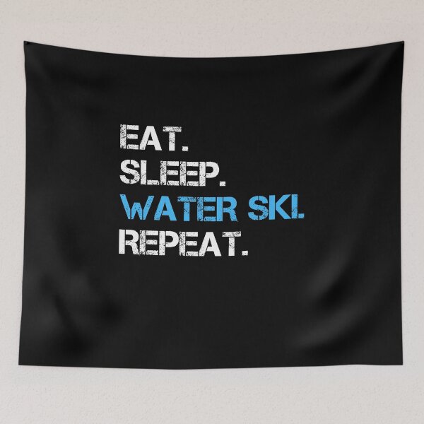 Item preview, Eat Sleep Water Ski Repeat  designed and sold by rachidhaz.
