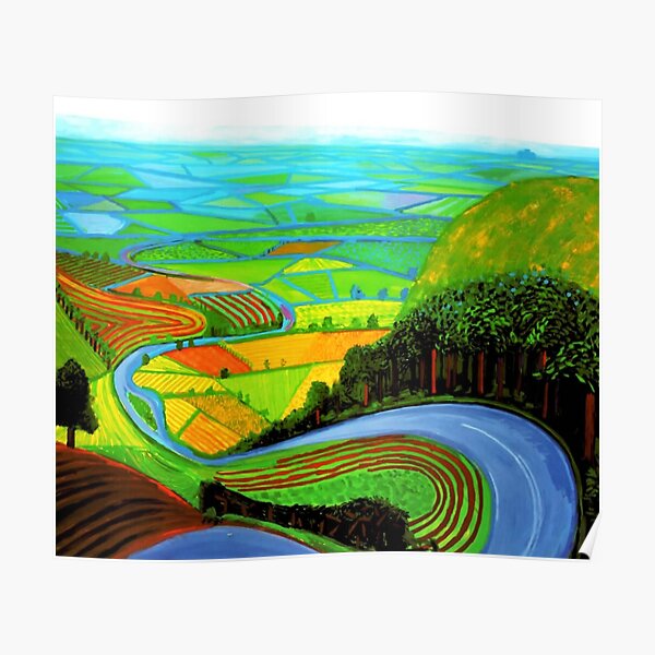 Affiche de l’exposition d’art David Hockney Poster