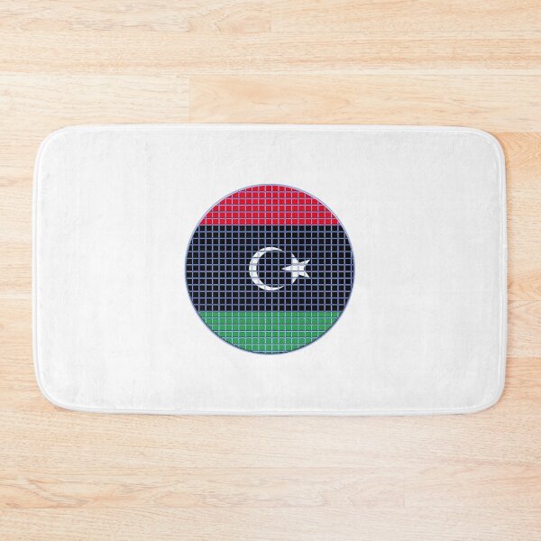 Item preview, Libya Flag Rounded - Squares Pixel  designed and sold by MoonElite.