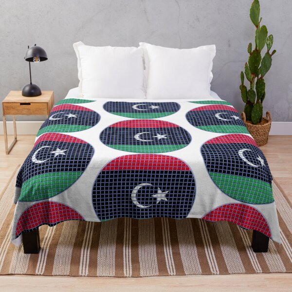 Item preview, Libya Flag Rounded - Squares Pixel  designed and sold by MoonElite.