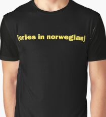 Cries in norwegian - Skam Graphic T-Shirt