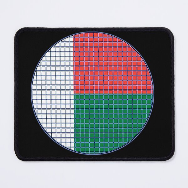 Item preview, Madagascar Flag Rounded - Squares Pixel designed and sold by MoonElite.