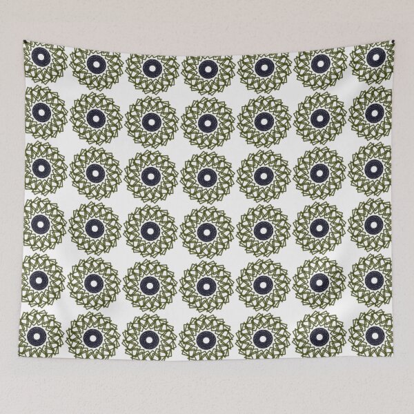 Item preview, Blue and Yellow Mandala, Abstract Art designed and sold by Meo Design.