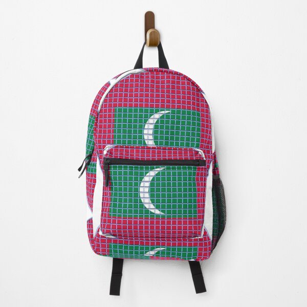 Item preview, Maldives Flag Rounded - Squares Pixel designed and sold by MoonElite.