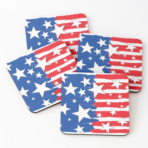 Item preview, Brushed Styled Red White Blue and Stars designed and sold by HectorCantres.