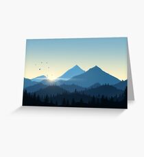 Sunny Landscape Greeting Card