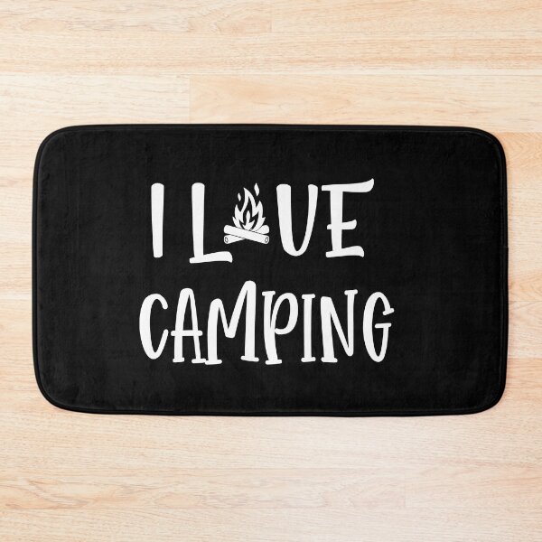 Item preview, I love Camping Adventure Awaits le Mountain Hiking Camping Tree Mountains Tent Art Design Happy Apparel Essential Inspiration Joy Mood Funny designed and sold by DesignByHeartUK.