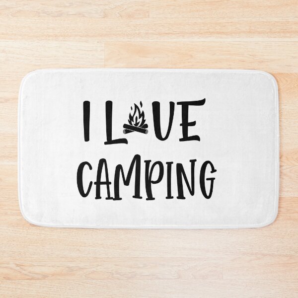 Item preview, I love Camping Adventure Awaits le Mountain Hiking Camping Tree Mountains Tent Art Design Happy Apparel Essential Inspiration Joy Mood Funny designed and sold by DesignByHeartUK.