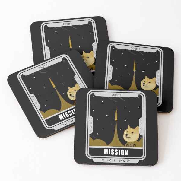 Item preview, Doge 1 Doge WoW The Moon F9 Mission Spacex Launch Doge-1 designed and sold by NFTDesignsBLV.