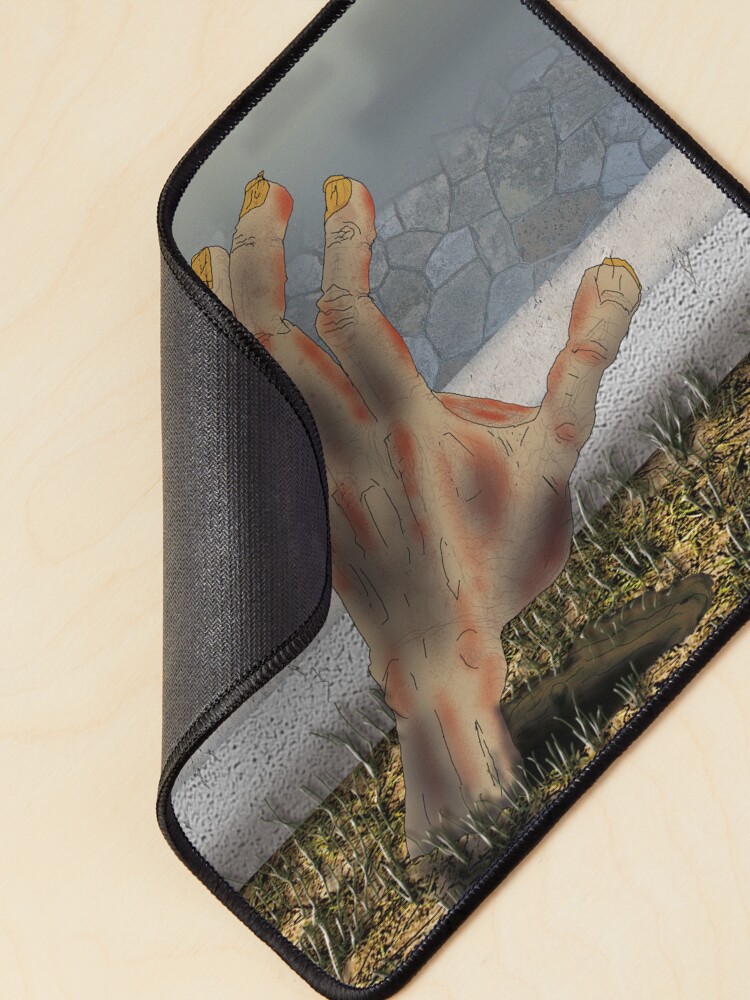 Thumbnail 2 of 5, Mouse Pad, Hands out of Graves (Island of Undead) designed and sold by dj-KIR.