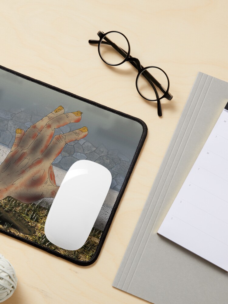 Thumbnail 3 of 5, Mouse Pad, Hands out of Graves (Island of Undead) designed and sold by dj-KIR.