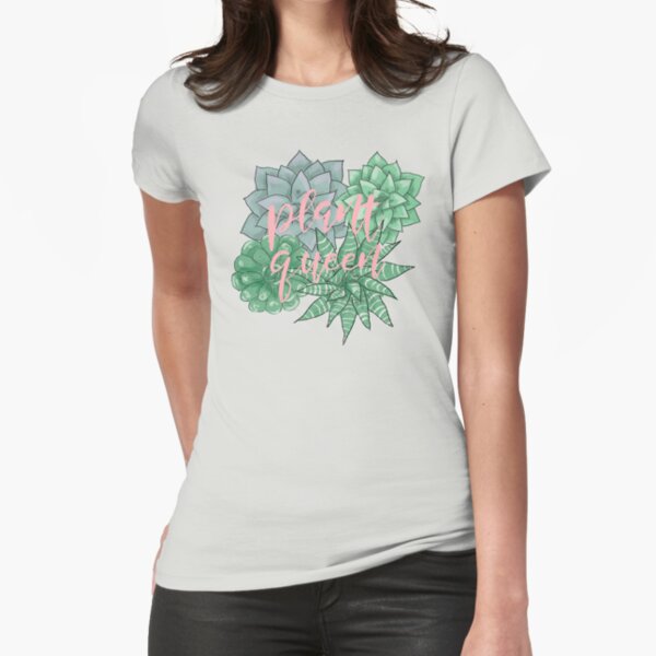 Plant Queen Fitted T-Shirt
