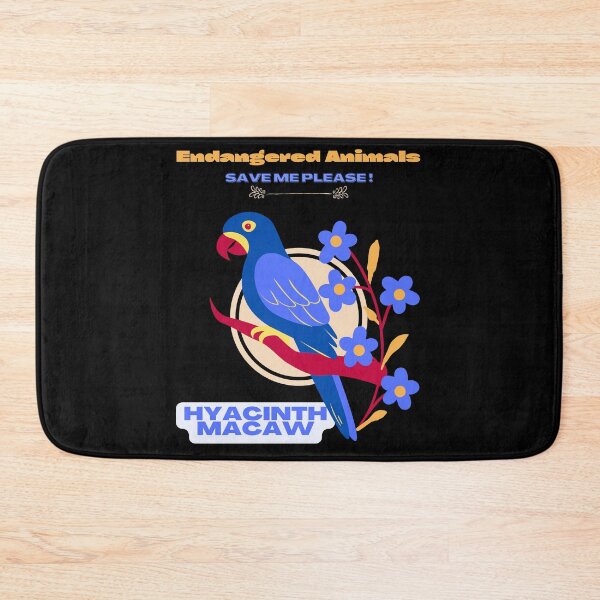 Item preview, Endangered Animals Hyacinth Macaw designed and sold by yassooarts.