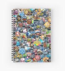 CSGO Sticker Collage Spiral Notebook