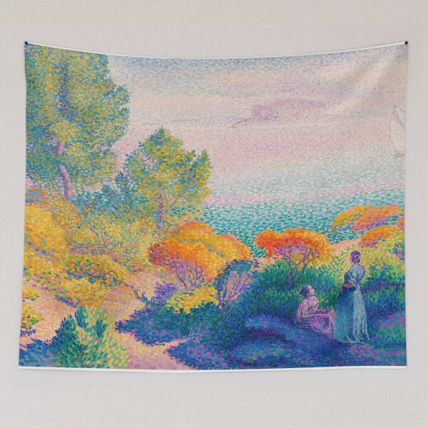 Item preview, Two Women by the Shore, Mediterranean (1896) - Henri Edmond Cross designed and sold by TeeARTHY.