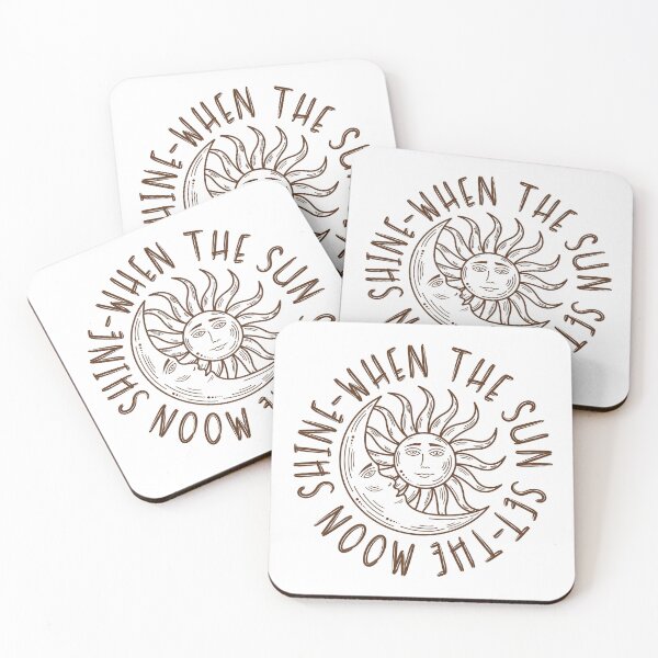 Item preview, when the sun set the moon shine designed and sold by Goliardika-Shop.