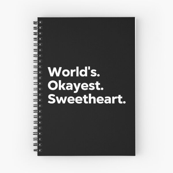 Item preview, World's Okayest Sweetheart designed and sold by kindxinn.