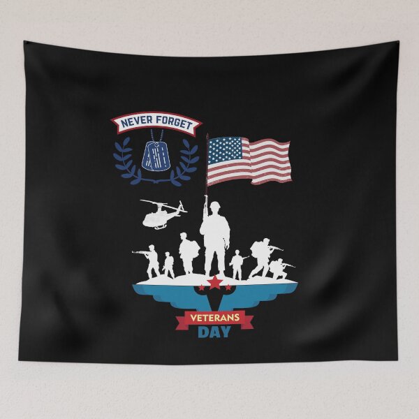 Item preview, Veterans Day 2022 Never Forget designed and sold by kubix81.