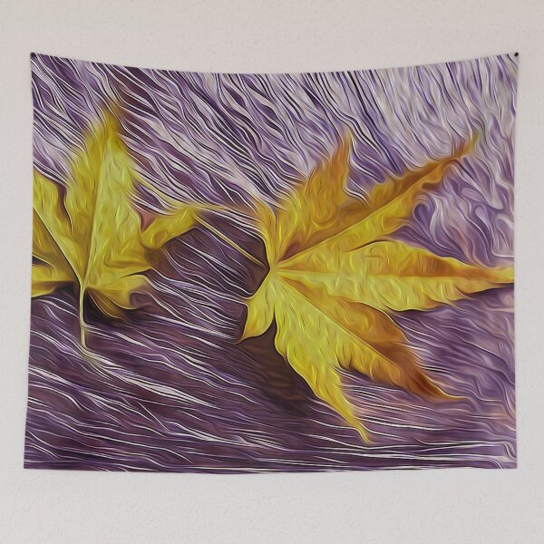 Item preview, Golden Dry Maple Leaves in Water designed and sold by fatenanwar.