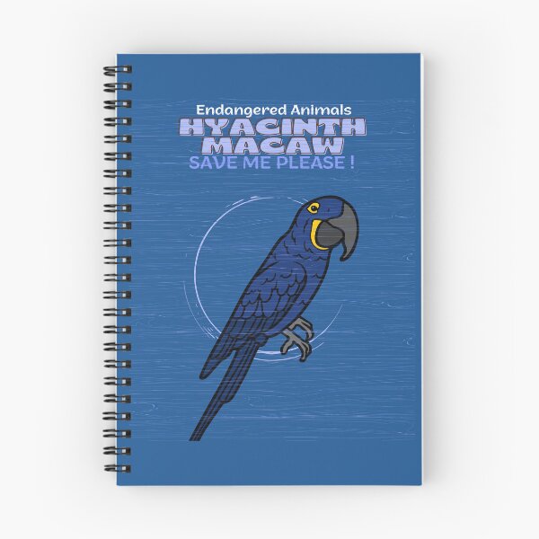 Item preview,  Endangered Animals Hyacinth Macaw designed and sold by yassooarts.