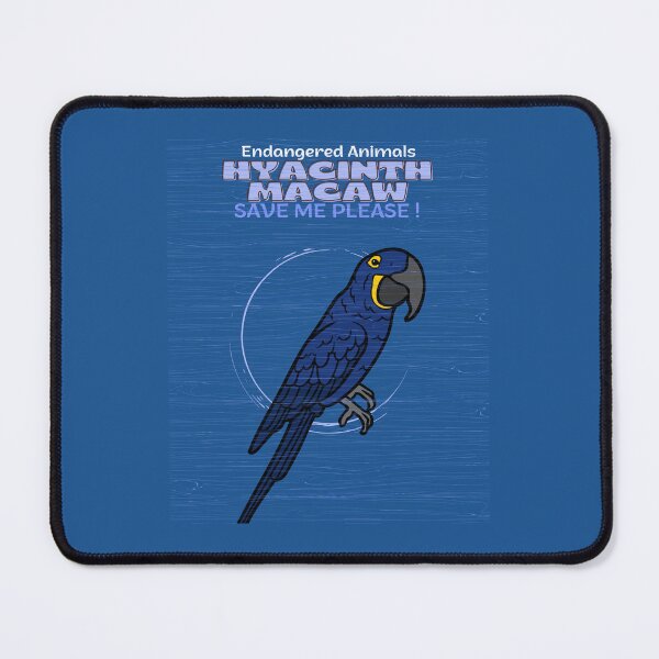 Item preview,  Endangered Animals Hyacinth Macaw designed and sold by yassooarts.