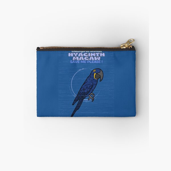 Item preview,  Endangered Animals Hyacinth Macaw designed and sold by yassooarts.