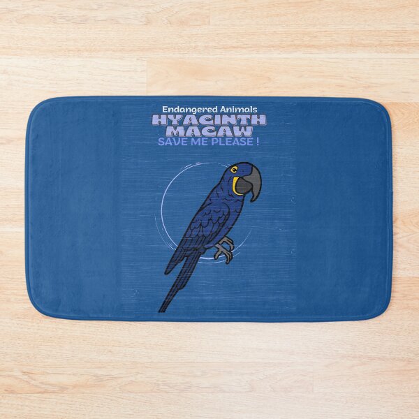 Item preview,  Endangered Animals Hyacinth Macaw designed and sold by yassooarts.