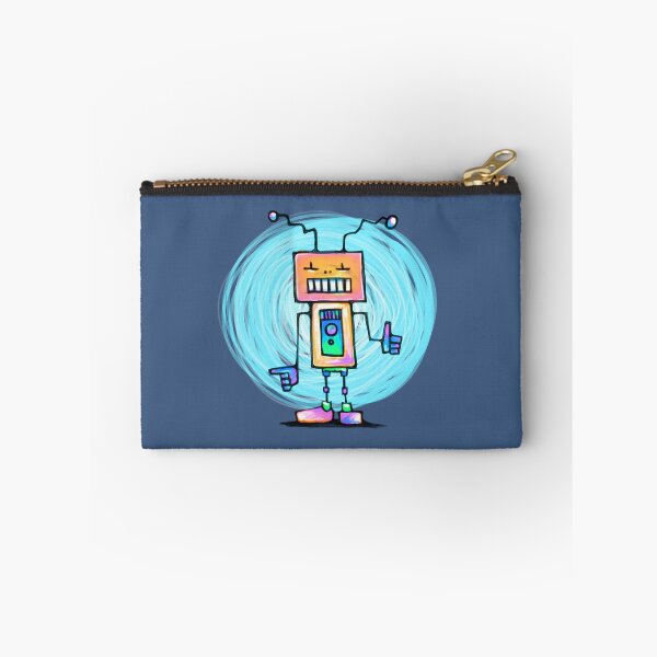 Item preview, Robot meditation. A robot with positive vibes designed and sold by AnadinArtwork.
