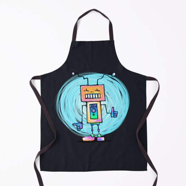 Item preview, Robot meditation. A robot with positive vibes designed and sold by AnadinArtwork.