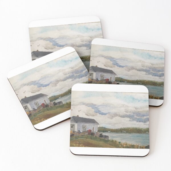Item preview, House on the coast.  designed and sold by watercolorsLiz.