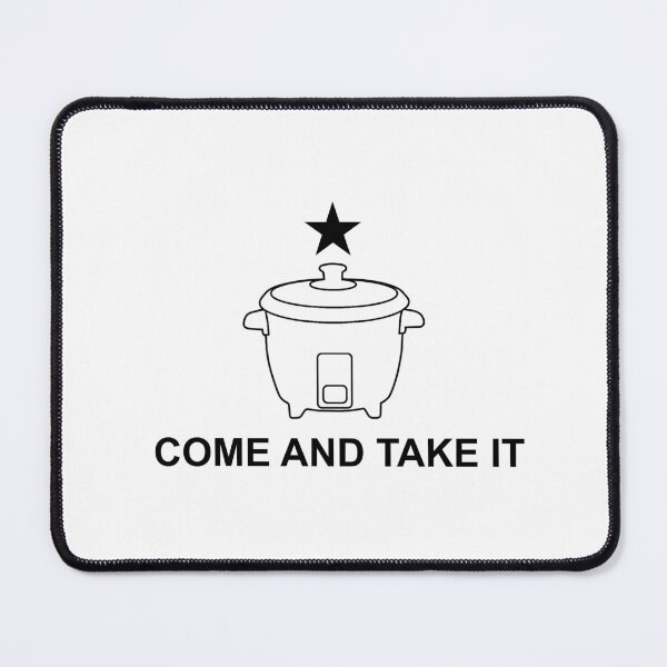Item preview, Come and take it rice cooker designed and sold by Marissa's cute stickers and stuff.