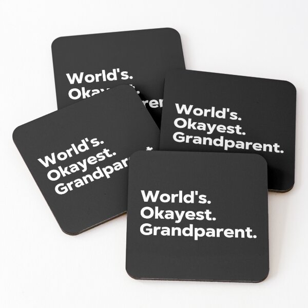 Item preview, World's Okayest Grandparent designed and sold by kindxinn.