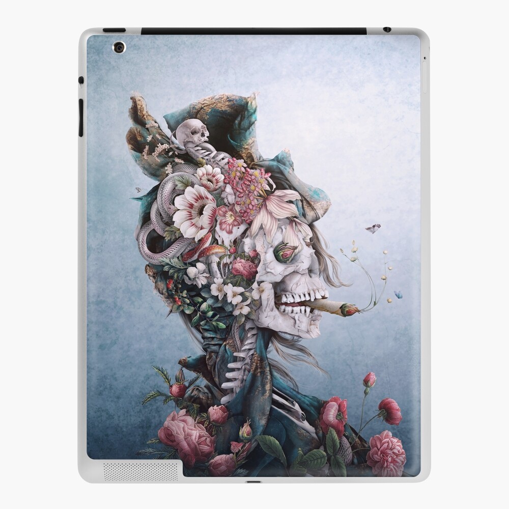 Floral Skull II Poster for Sale by RIZA PEKER