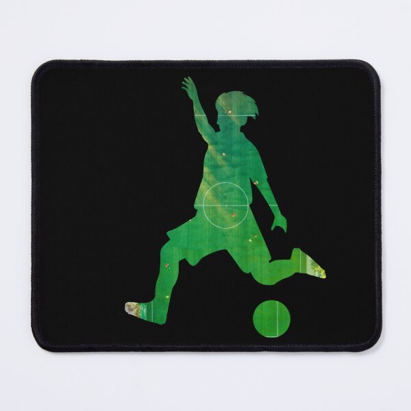 Item preview, Soccer Player And Ball Football Field Gift Idea Sticker designed and sold by gloria1os.