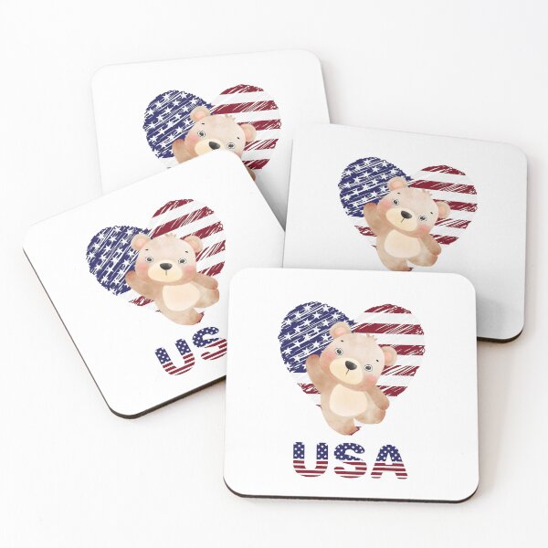 Item preview, 4th of July Bear designed and sold by HappyLifeCreate.