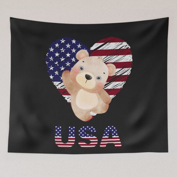 Item preview, 4th of July Bear designed and sold by HappyLifeCreate.