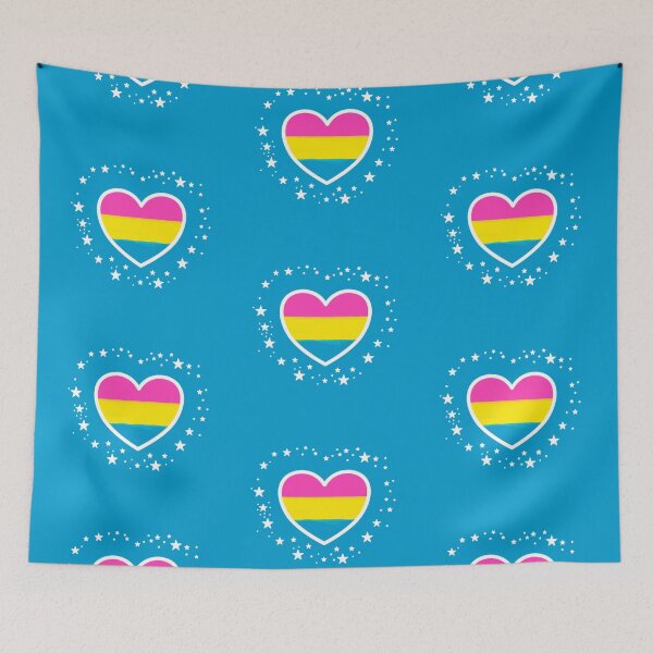 Item preview, Pansexual Pride Heart - Blue designed and sold by PHNDZMND.
