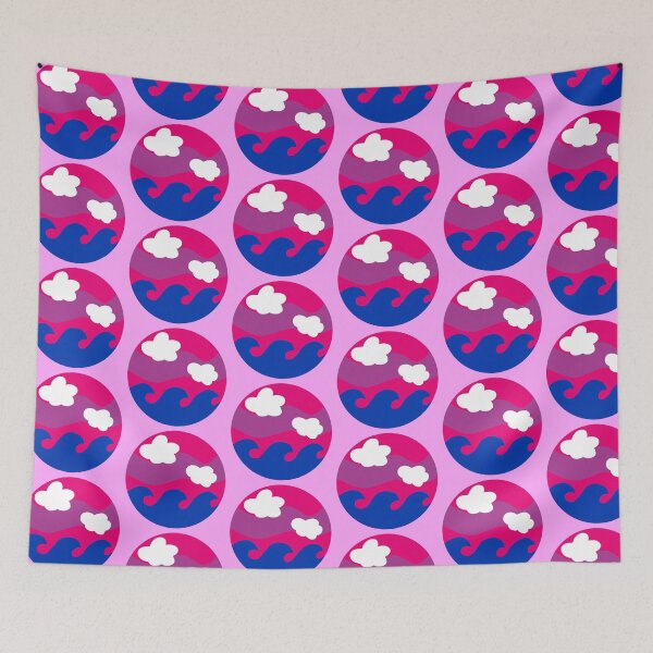 Item preview, Subtle bisexual pride landscape designed and sold by SimplyHilarious.