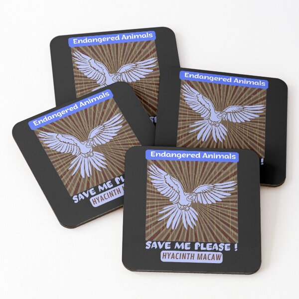 Item preview, Endangered Animals Hyacinth Macaw designed and sold by yassooarts.