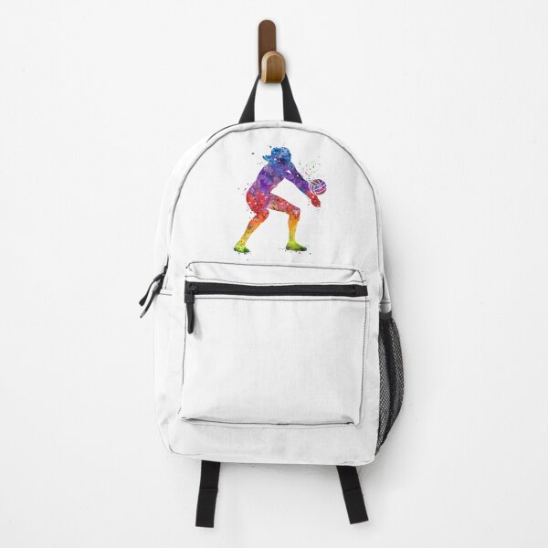 Item preview, Girl Volleyball Player Watercolor Sport Gift designed and sold by LotusGifts.