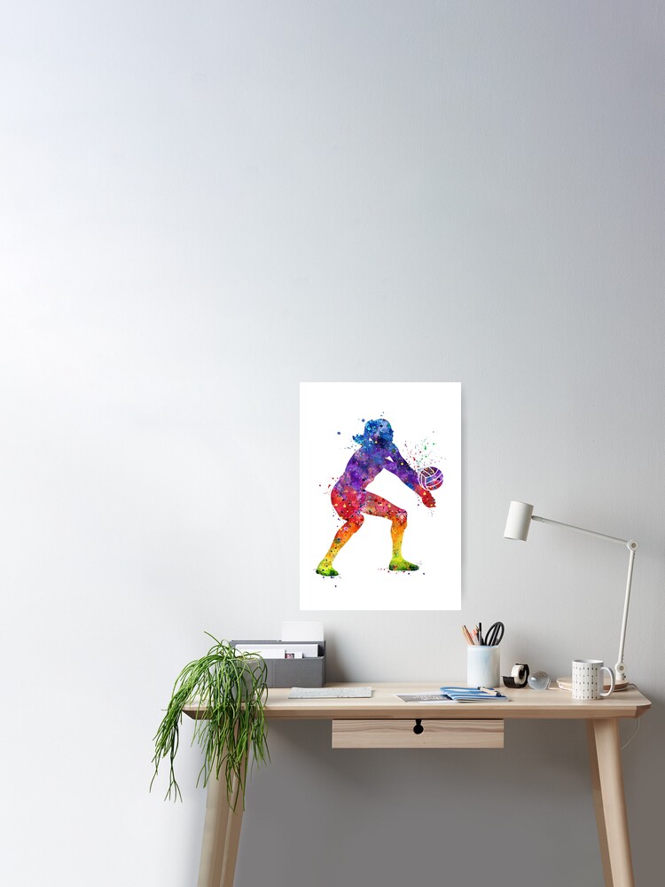 Softball Wall Art, Volleyball Girl Art, Basketball Girl Wall Art, Teen Girl  Wall Art, Gift for Girl, Choose Your Sports and Colors, Set of 6 