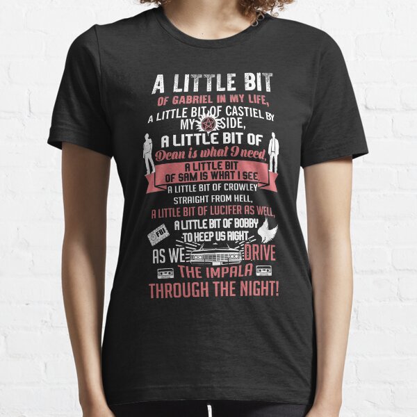 A little bit of Gabriel In My Life.. SPN parody. Essential T-Shirt