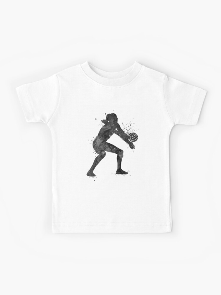 Baseball Player Silhouette - Batter - Black Kids T-Shirt for Sale