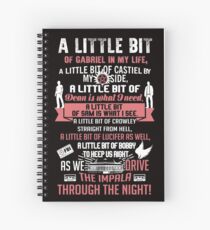 A little bit of Gabriel In My Life.. SPN parody. Spiral Notebook
