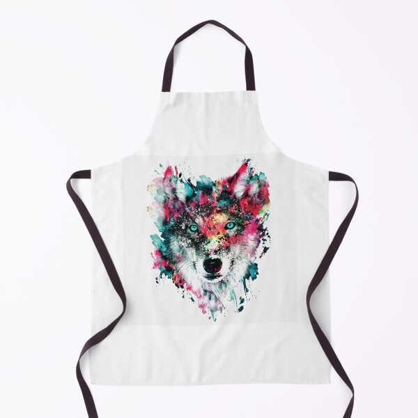 Item preview, wolf face designed and sold by Laaydi.