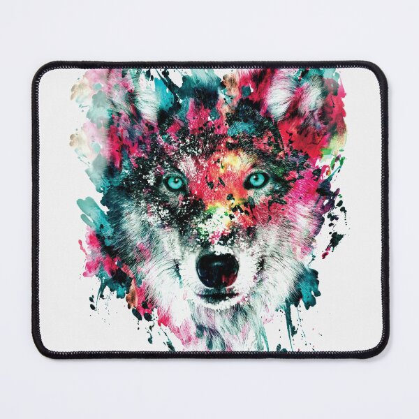 Item preview, wolf face designed and sold by Laaydi.