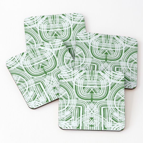 Item preview, Green and White Symmetry  designed and sold by LauraKozdra.
