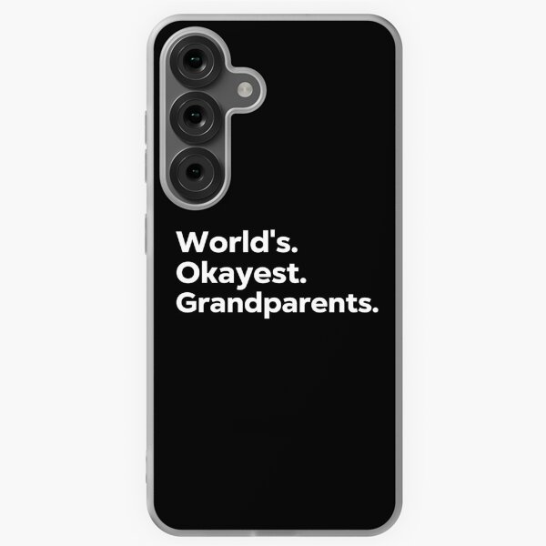 Item preview, World's Okayest Grandparents designed and sold by kindxinn.