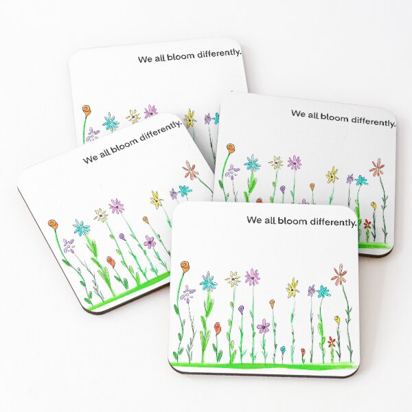 Item preview, We all bloom differently doodle designed and sold by Treasuredreams.