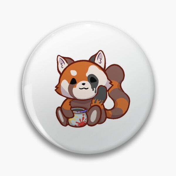 Item preview, Cute Red Panda Sticker designed and sold by 10six.
